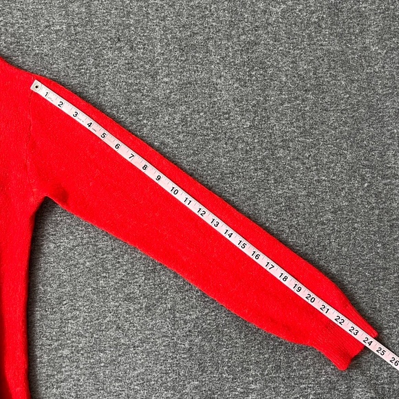 H&M LOGG Apres Ski Sweater Sz M Wool Blend Crew Neck Oversized Lodge Snow Winter - Picture 11 of 11